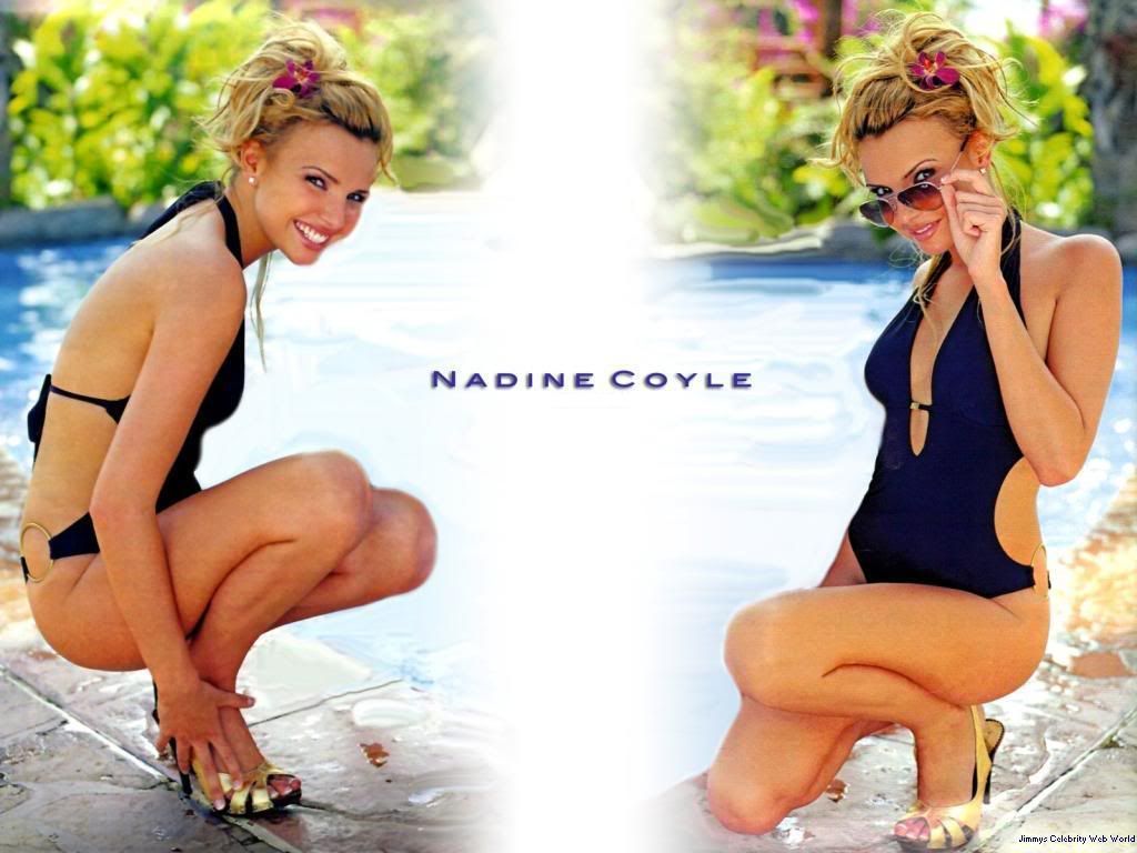 Nadine Coyle hot swimsuit photo