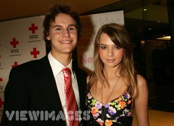 Actors Indiana Evans and Rhys Wakefield image