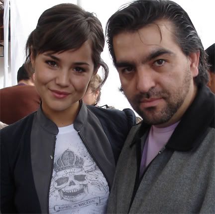 Actress Camila Sodi and Emmy award winner Director Frank Kleriga<br />