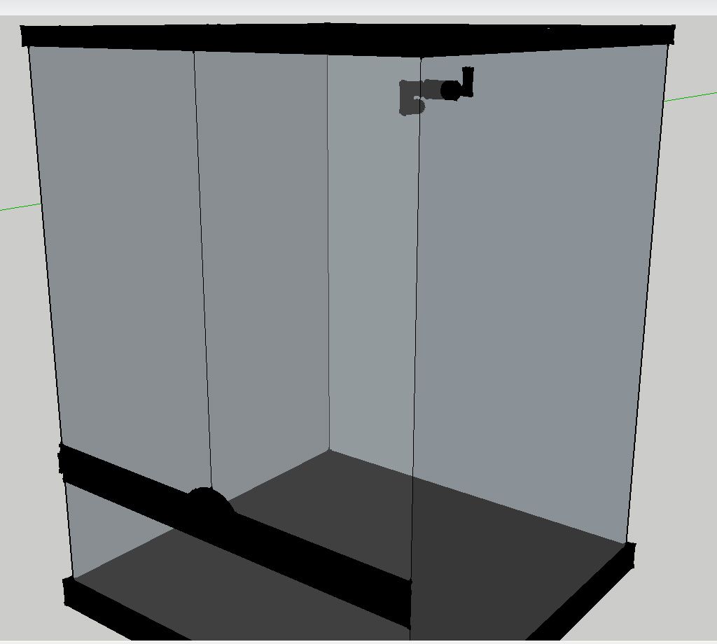 Interior Mistking Tubing and Nozzles Dendroboard