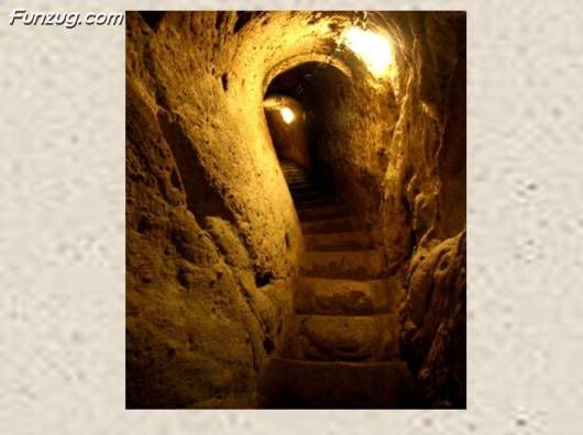 Unusual Underground City at Cappadocia