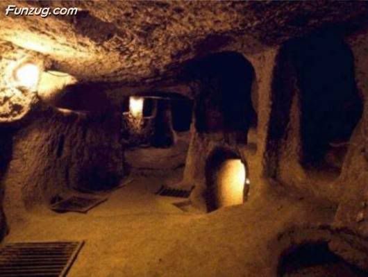 Unusual Underground City at Cappadocia