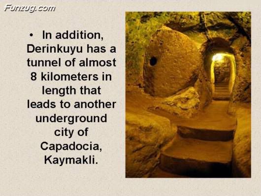 Unusual Underground City at Cappadocia