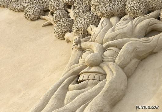 Artistic Sand Castles Artwork