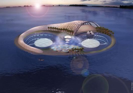 The Incredible Dubai, UAE Hydropolis, the world's first under water hotel.