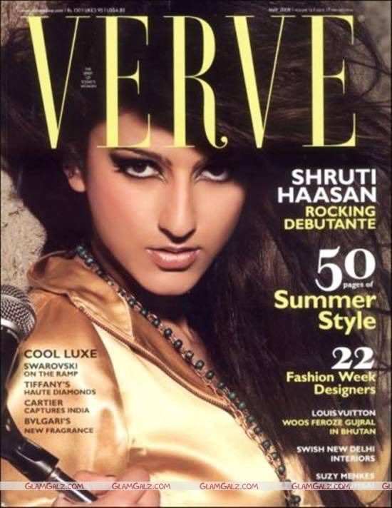 Shruti Hassan Verve Vogue Magazine Scans