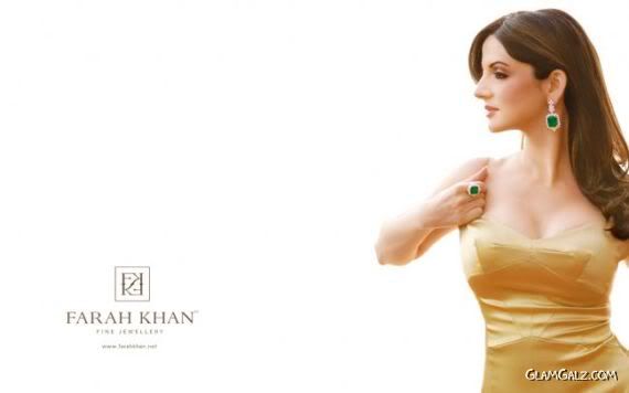 Suzanne Roshan Poses for Farha Khan`s Jewellery