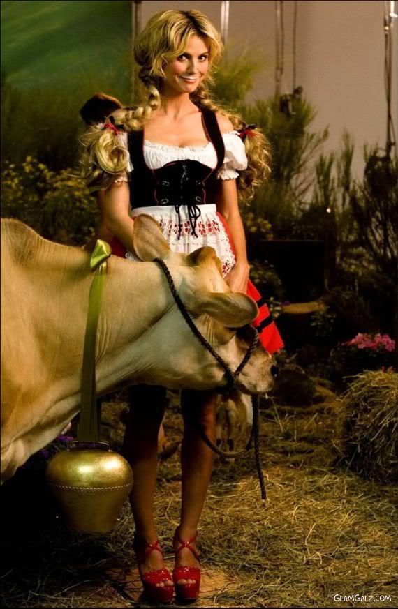 Heidi Klum Got Milk Mustaches