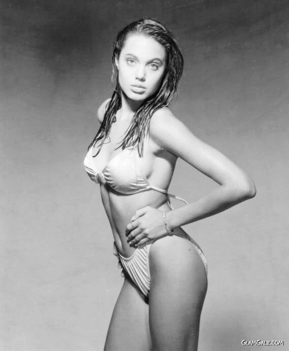 First Ever Photoshoot of Angelina Jolie
