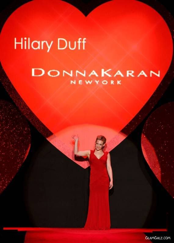 Hilary Duff's Heart Truth Red Dress Collection