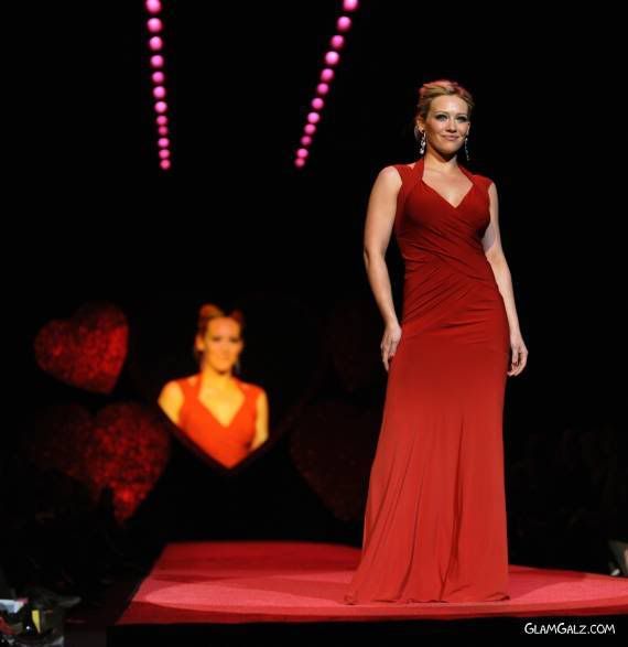 Hilary Duff's Heart Truth Red Dress Collection