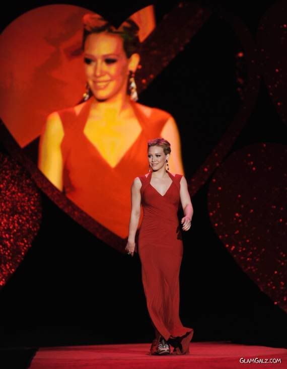 Hilary Duff's Heart Truth Red Dress Collection
