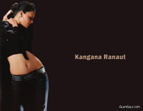 Click to Enlarge - Sizzling Kangana Ranaut Wallpapers