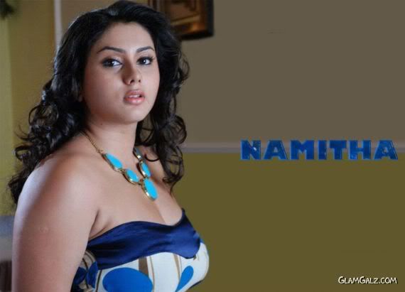 Click to Enlarge - Tollywood Beauty Namitha Wallpapers