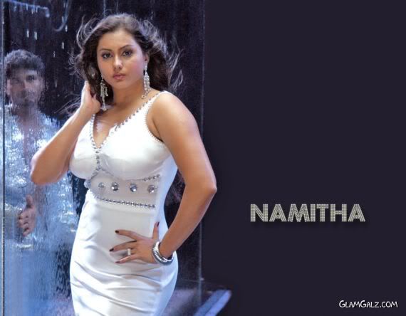 Click to Enlarge - Tollywood Beauty Namitha Wallpapers