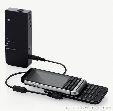KDDI iida G9 Slider Mobile Phone