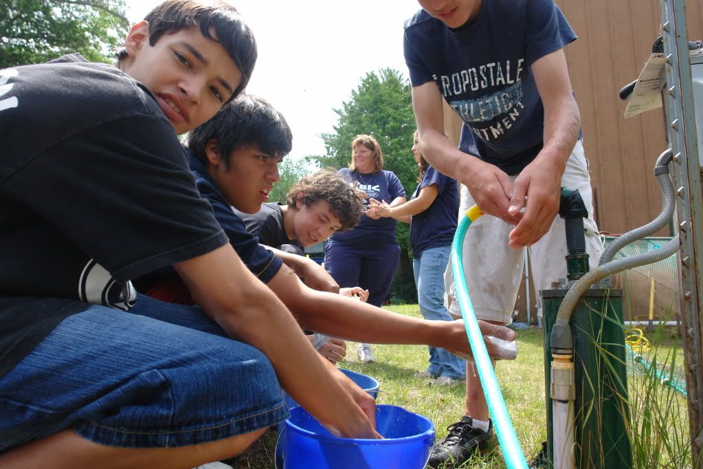 Keweenaw Bay Indian Community,KBIC,tribal youth,youth,bees,butterflies,butterfly houses,bee,2008