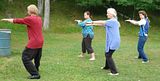 Rick Pietila does Tai Chi July 2009