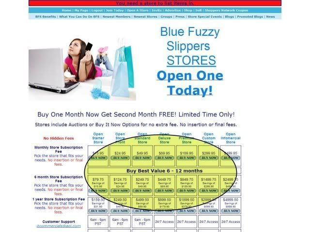 Choose Store Type