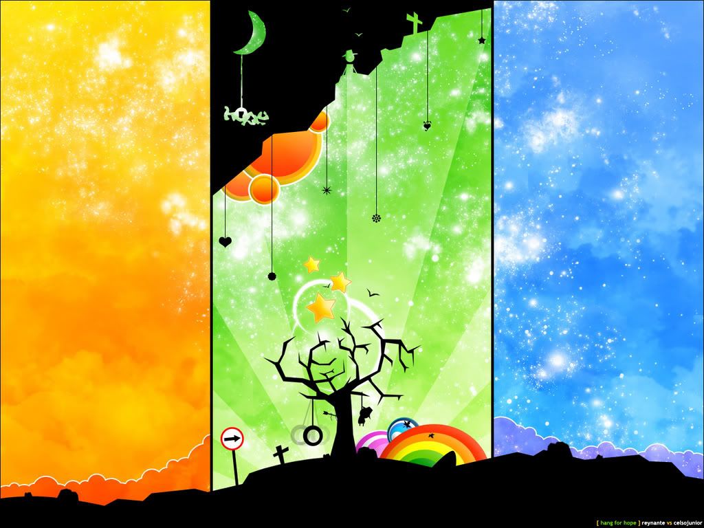 Emo Rainbow Background