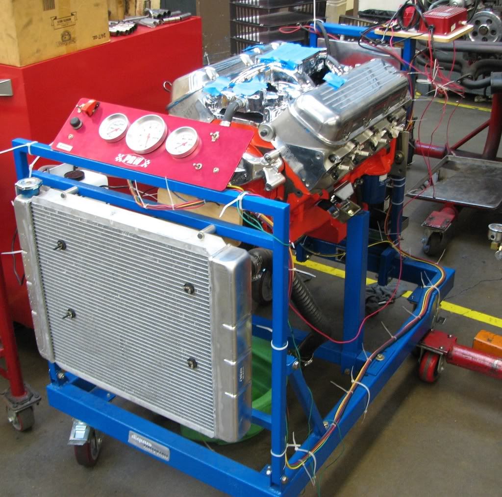EngineInstall005.jpg Engine coming off stand image by Marroweter
