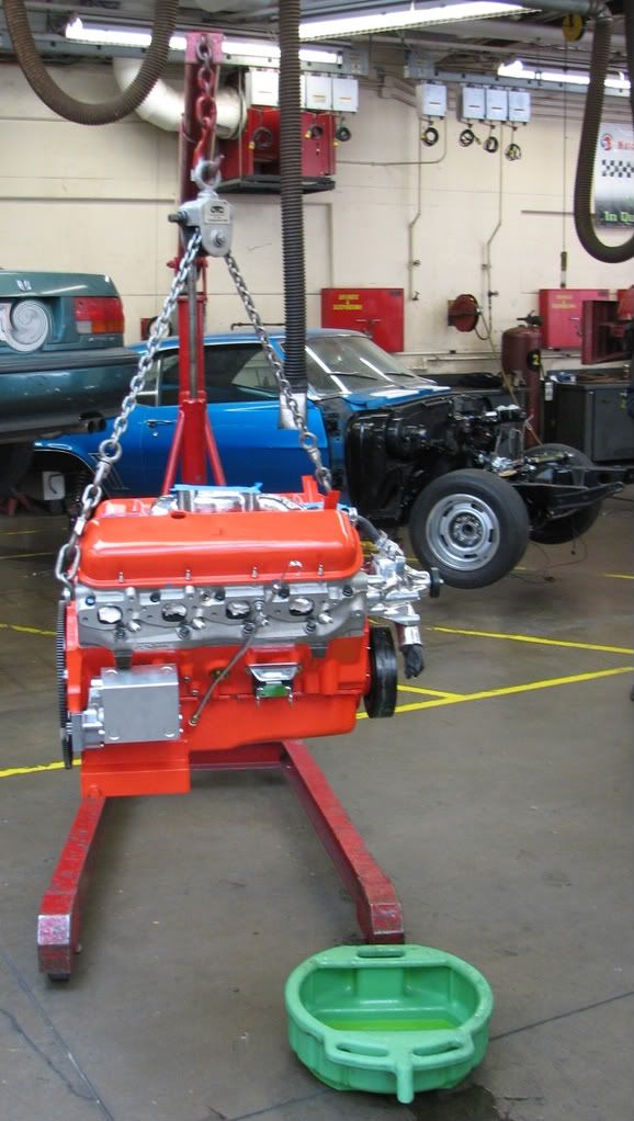 EngineInstall007.jpg Engine ready for Trans image by Marroweter