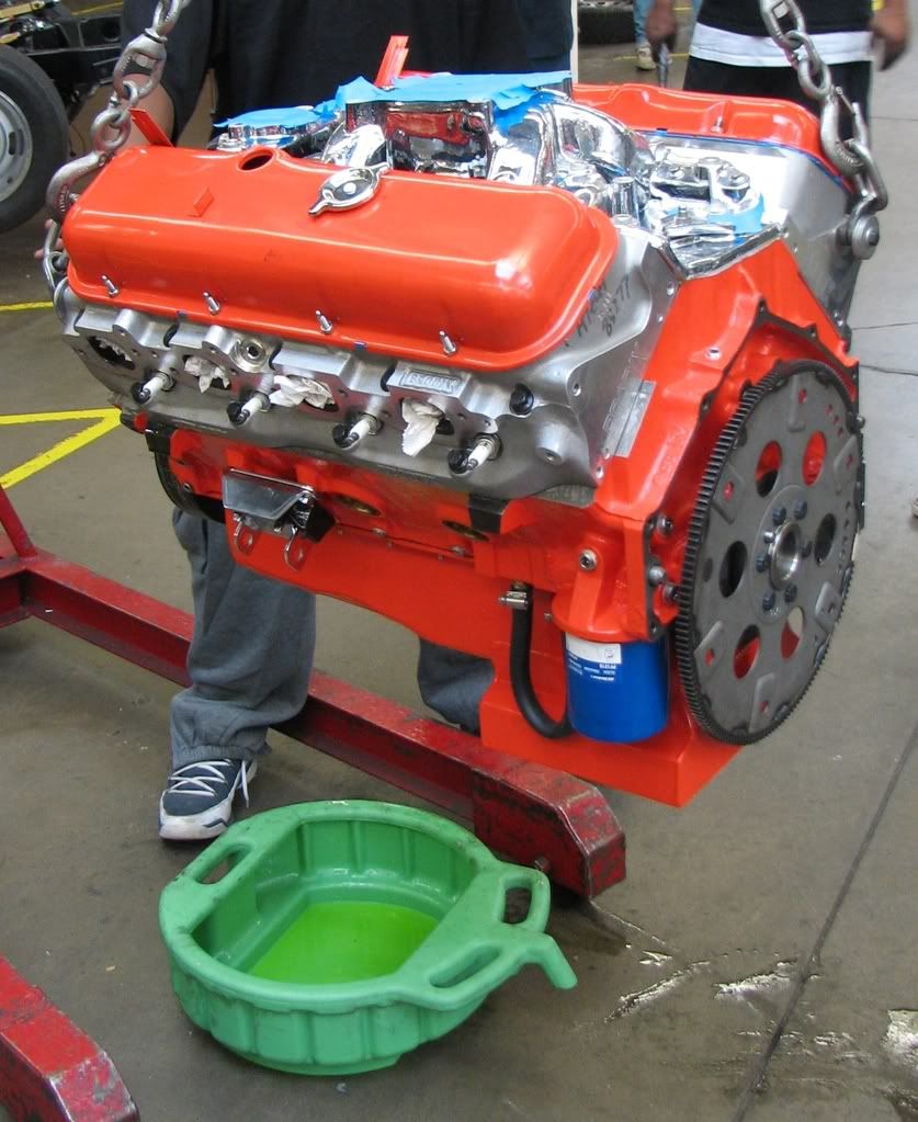 EngineInstall009.jpg Engine ready for trans image by Marroweter