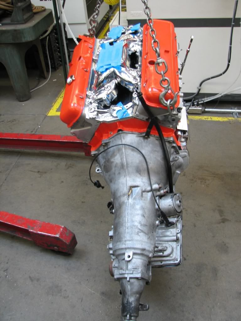 EngineInstall011.jpg Engine Mounted to Trans image by Marroweter