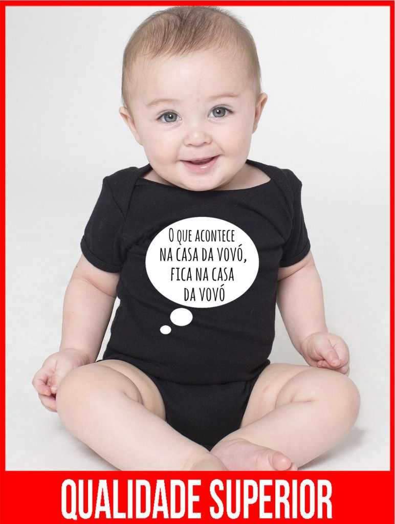 Body Bebe Frases Engra§adas Vov³ Roupas Menino Menina Bo s
