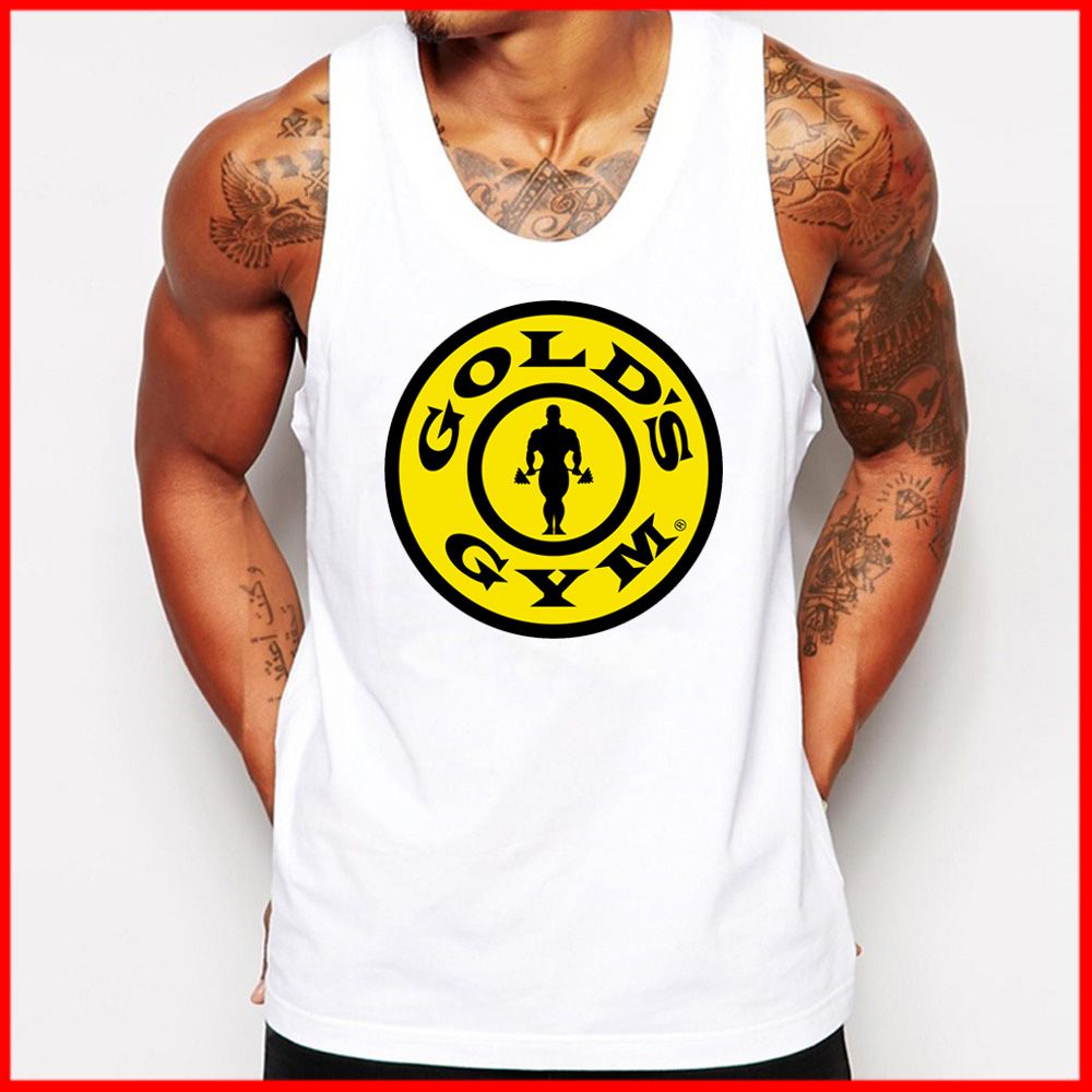 Camiseta Regata Masculina Frases Academia Gold s Gym Arnold R Camiseta Regata Masculina Frases Academia Gold s Gym Arnold