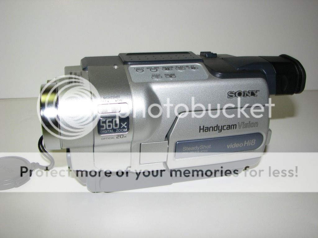 Mint Sony CCD TRV318 Hi8 8mm Camcorder   Transfer Hi8 or 8mm to DVD/PC 