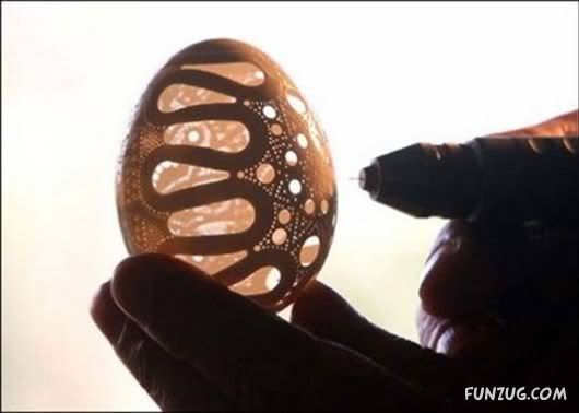 Amazing Artwork on Eggs