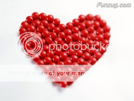 Click to Enlarge -  Beautiful Floral Valentine Hearts