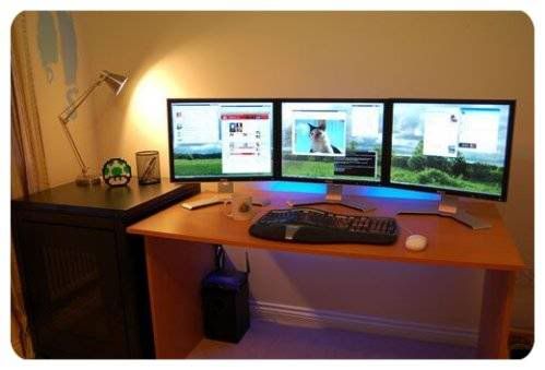 Amazing Tri Monitor Rackmount PC